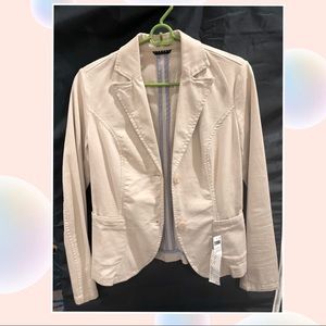 Sisley 100% cotton blazer